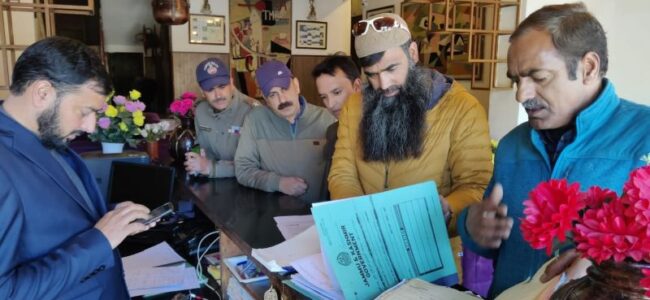 Tourism Deptt conducts enforcement drive at various destinations