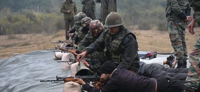 Army provides training to Village Defence Guards in Poonch