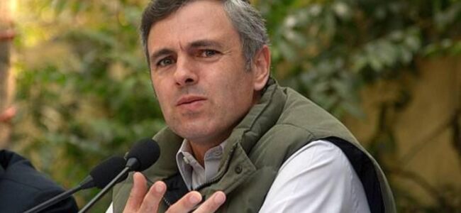 Assembly elections should be held to prove supremacy of security forces over terrorists: Omar Assembly elections should be held to prove supremacy of security forces over terrorists: Omar