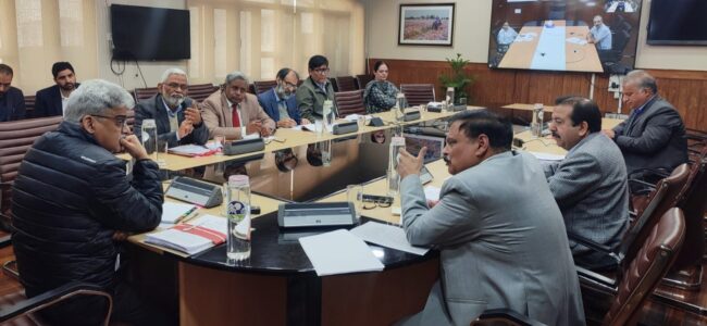 Chief Secretary assesses issues of Cluster Universities Jammu, Srinagar Chief Secretary assesses issues of Cluster Universities Jammu, Srinagar