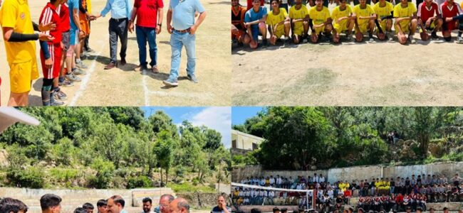 Inter-School Zonal Level Tournament commences in Zone Ghat Inter-School Zonal Level Tournament commences in Zone Ghat