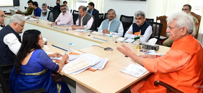 Lt Guv chairs a meeting to review functioning of Hospitality & Protocol Department Lt Guv chairs a meeting to review functioning of Hospitality & Protocol Department