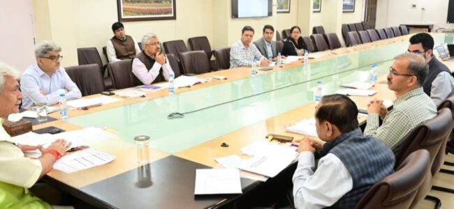 Lt Governor chairs SKIMS Governing Body Meet Lt Governor chairs SKIMS Governing Body Meet