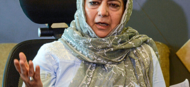 All MLAs must unite for daily wage workers’ regularisation: Mehbooba Mufti