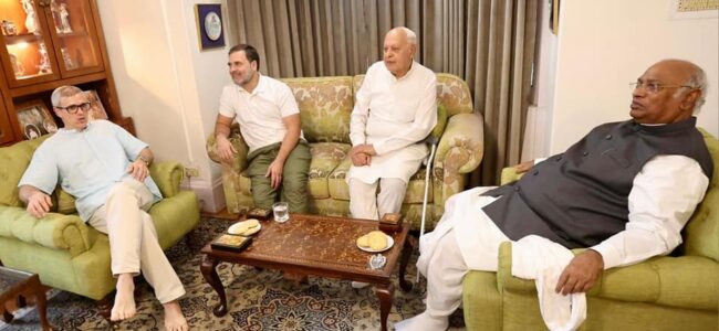 Pre-poll alliance finalised with Congress: Farooq Abdullah