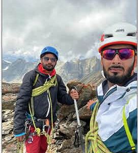 Two climbers from Kashmir scale Basmai peak for the first time ever