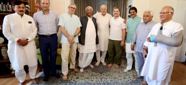 NC, Cong finalise seat-sharing formula for J&K assembly polls