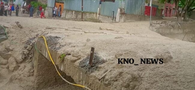 Srinagar-Leh highway closed after landslide at Kullan Gund Ganderbal