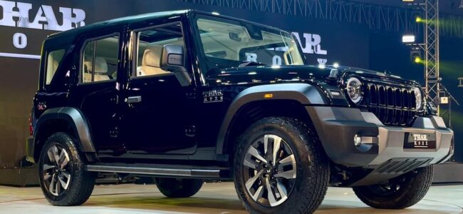 Encash Automotive unveiled Mahindra ‘THE’ SUV: Thar ROXX Encash Automotive unveiled Mahindra ‘THE’ SUV: Thar ROXX