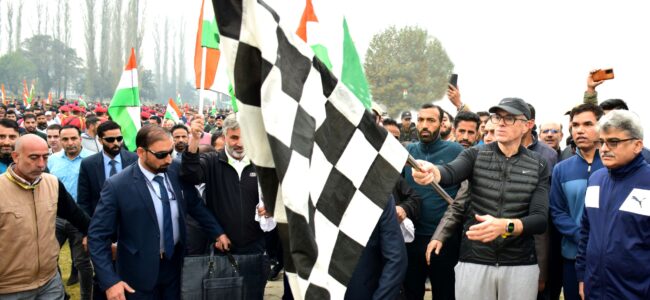 CM Omar flags off ‘Run for Unity’ from SKICC