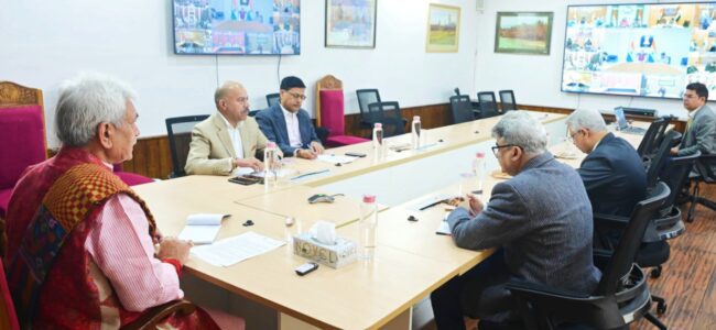 Lt Governor reviews preparations for observance of Rashtriya Ekta Diwas & ‘Run for Unity’ event