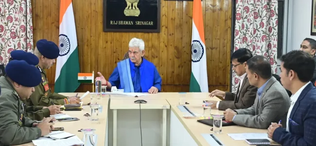 J&K’s economy records growth rate of 9.5 percent: LG
