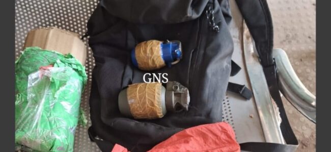 Man carrying grenades held in Poonch Man carrying grenades held in Poonch