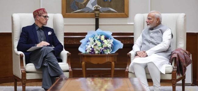 CM Omar Abdullah to meet PM Modi in Delhi today