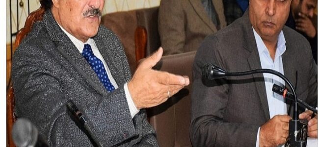 Mubarak Gul chairs review meeting to address public concerns in Eidgah Constituency Mubarak Gul chairs review meeting to address public concerns in Eidgah Constituency