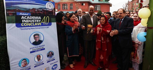 Sakeena Masood inaugurates, addresses National Academia Industry Conclave 4.0 at IUST Sakeena Masood inaugurates, addresses National Academia Industry Conclave 4.0 at IUST
