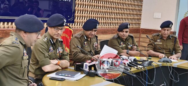 TRC Grenade Attack case: Three terror associates involved in act arrested, booked under UAPA: IGP Kashmir TRC Grenade Attack case: Three terror associates involved in act arrested, booked under UAPA: IGP Kashmir