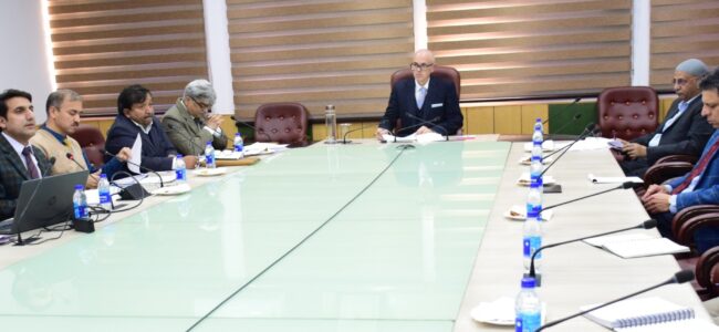 CM Omar Abdullah chairs review meeting of General Administration Department CM Omar Abdullah chairs review meeting of General Administration Department