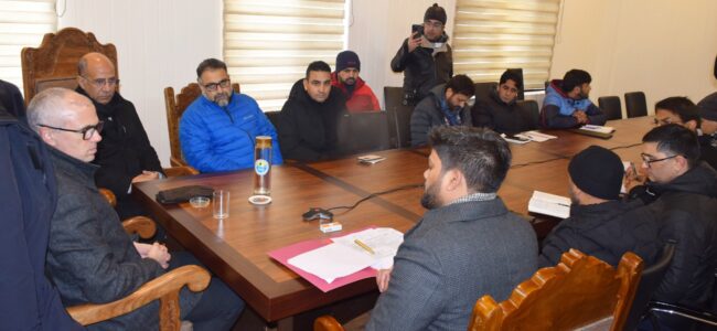Snowfall: CM chairs meeting to review snow clearance, restoration of power and water supply Snowfall: CM chairs meeting to review snow clearance, restoration of power and water supply