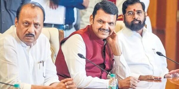 Fadnavis sworn in as Maharashtra CM; Shinde, Ajit Pawar take oath as his deputies