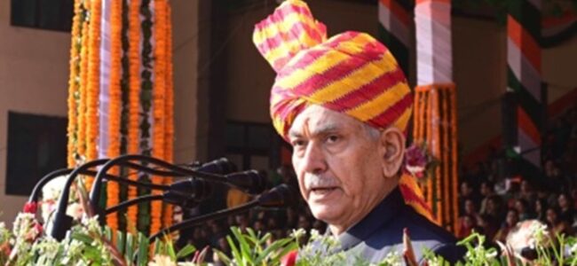 Govt working to develop alternate tourism destinations across J-K: LG Sinha