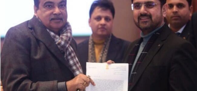 Satish Sharma calls on Union Minister