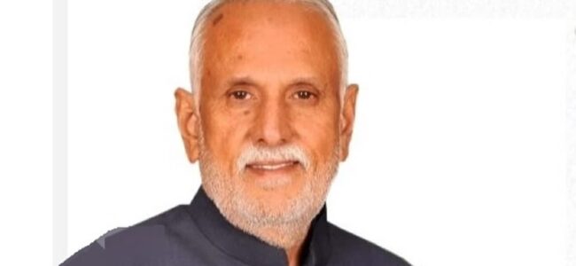 BJP leader and ex-MP Shamsher Singh Manhas dies in Jammu