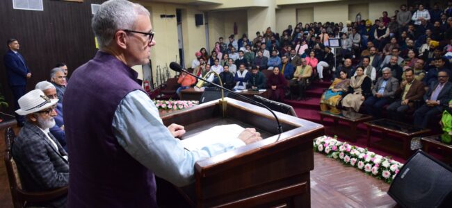 CM Omar Abdullah advises people to use water judiciously