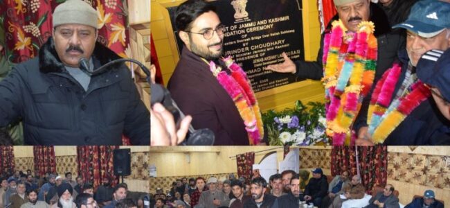 Dy CM launches work on Chewdara Beerwah Bridge