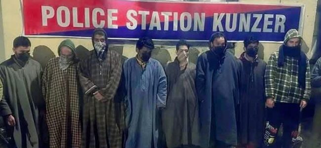 Creating Replica of Holy Structure: Police arrests 8 people for instigating mentally deranged man Creating Replica of Holy Structure: Police arrests 8 people for instigating mentally deranged man
