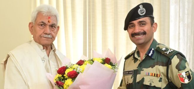 IG-BSF Jammu province calls on Lt Guv IG-BSF Jammu province calls on Lt Guv