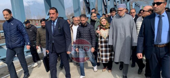 CM Omar Abdullah inaugurates Akhal-Kangan bridge in central Kashmir’s Ganderbal
