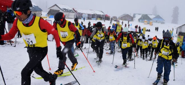 KIWG Day 02: Amid snow, drizzle, athletic perseverance raises visual warmth at Gulmarg