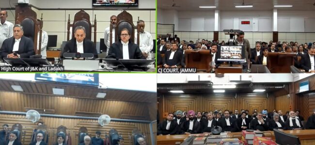 J&K, Ladakh High Court holds Full Court reference to condole demise of Advocates