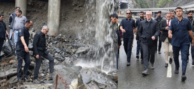 CM Omar Abdullah visits land subsidence-hit village in Poonch, assures support to people CM Omar Abdullah visits land subsidence-hit village in Poonch, assures support to people