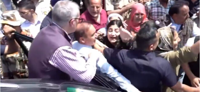 Omar meets flood, landslide-hit victims in J-K’s Ramban
