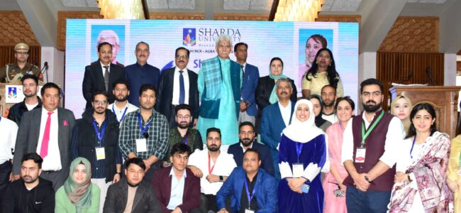 Lieutenant Governor addresses Alumni Meet of Sharda University at Srinagar Lieutenant Governor addresses Alumni Meet of Sharda University at Srinagar