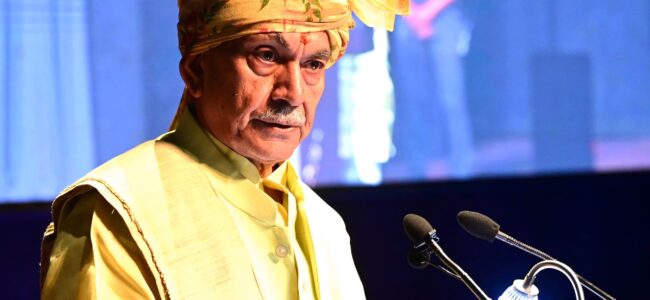 People being misled on statehood restoration: Lt Guv Manoj Sinha