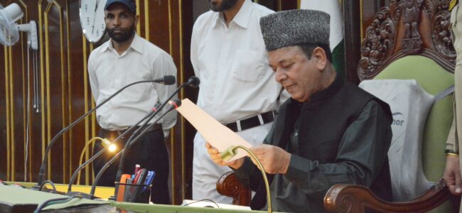 Speaker JK Assembly slams Kupwara administration over omission of Ex-MLA in obituary reference