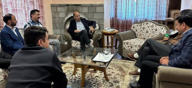 Advisor to CM meets delegations, individuals; assures prompt action on genuine concerns