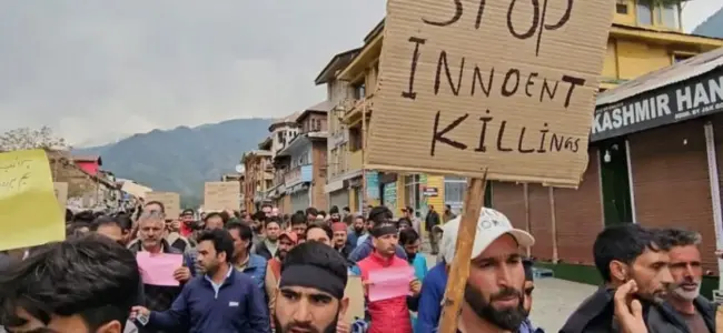 Once terror strongholds, Kashmir villages join Pahalgam protests Once terror strongholds, Kashmir villages join Pahalgam protests