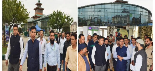 Div Com visits Hajj House Bemina, inspects arrangements for Hajj-25 Div Com visits Hajj House Bemina, inspects arrangements for Hajj-25
