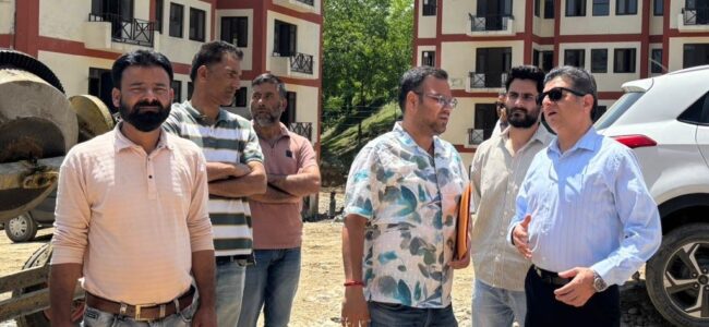 Official reviews arrangements for Kheer Bhawani mela, inspects progress on transit accommodation for PM package employees