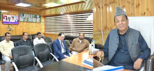 Speaker A R Rather visits Assembly Complex Srinagar