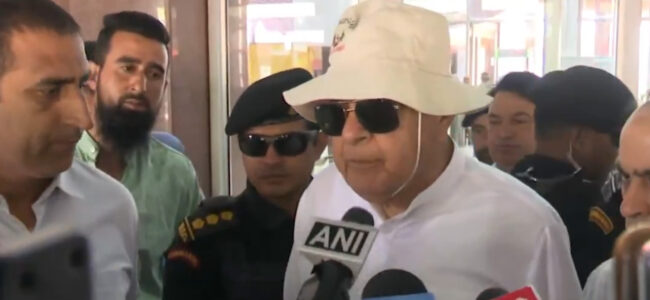 Train to J&K boon to tourists, as well as locals: Farooq Abdullah
