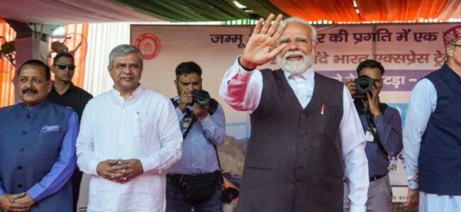 PM Modi’s determination made Kashmir rail link possible: Ashwini Vaishnaw PM Modi’s determination made Kashmir rail link possible: Ashwini Vaishnaw