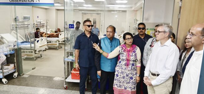 CM Omar Abdullah lauds progress at AIIMS Jammu,  commends quality of health-care delivery