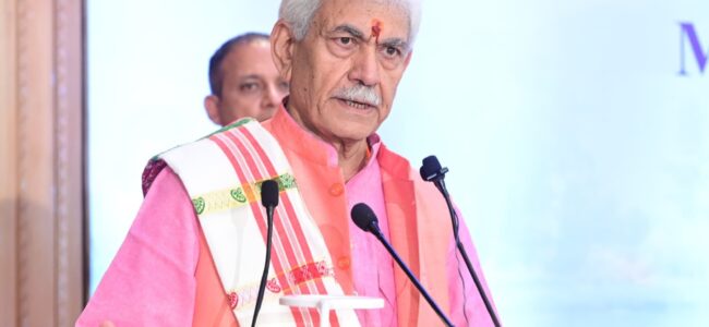 Terrorists’ attempt to draw sustenance from society should be foiled: Lt Guv Terrorists’ attempt to draw sustenance from society should be foiled: Lt Guv