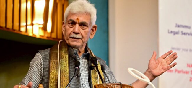 LG Sinha chairs 84th University Council Meeting of Kashmir University