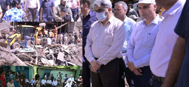 CS visits Chisoti, assures comprehensive relief and rehabilitation measures